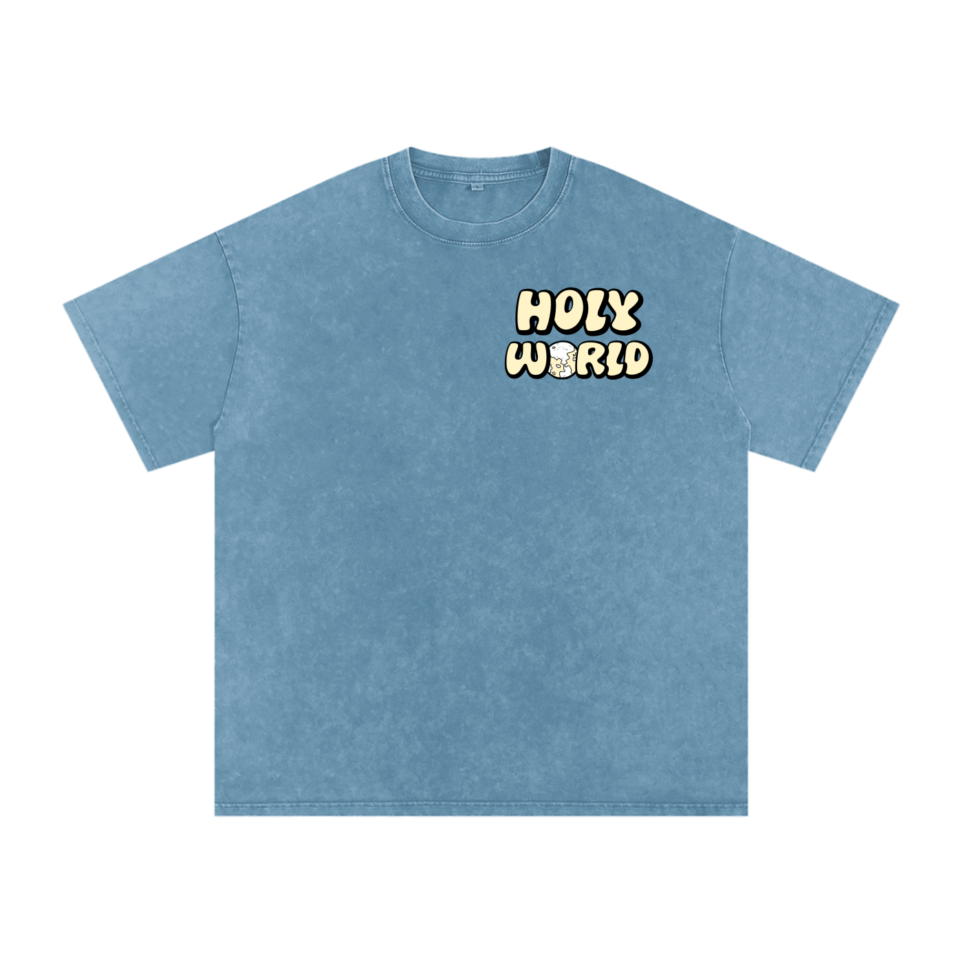 "Holy World" Oversized Shirt