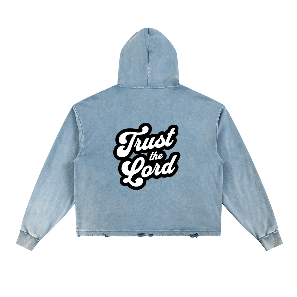 "Trust the Lord" Vintage Washed Hoodie
