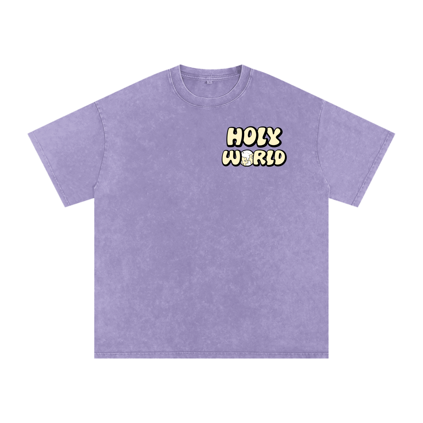 "Holy World" Oversized Shirt