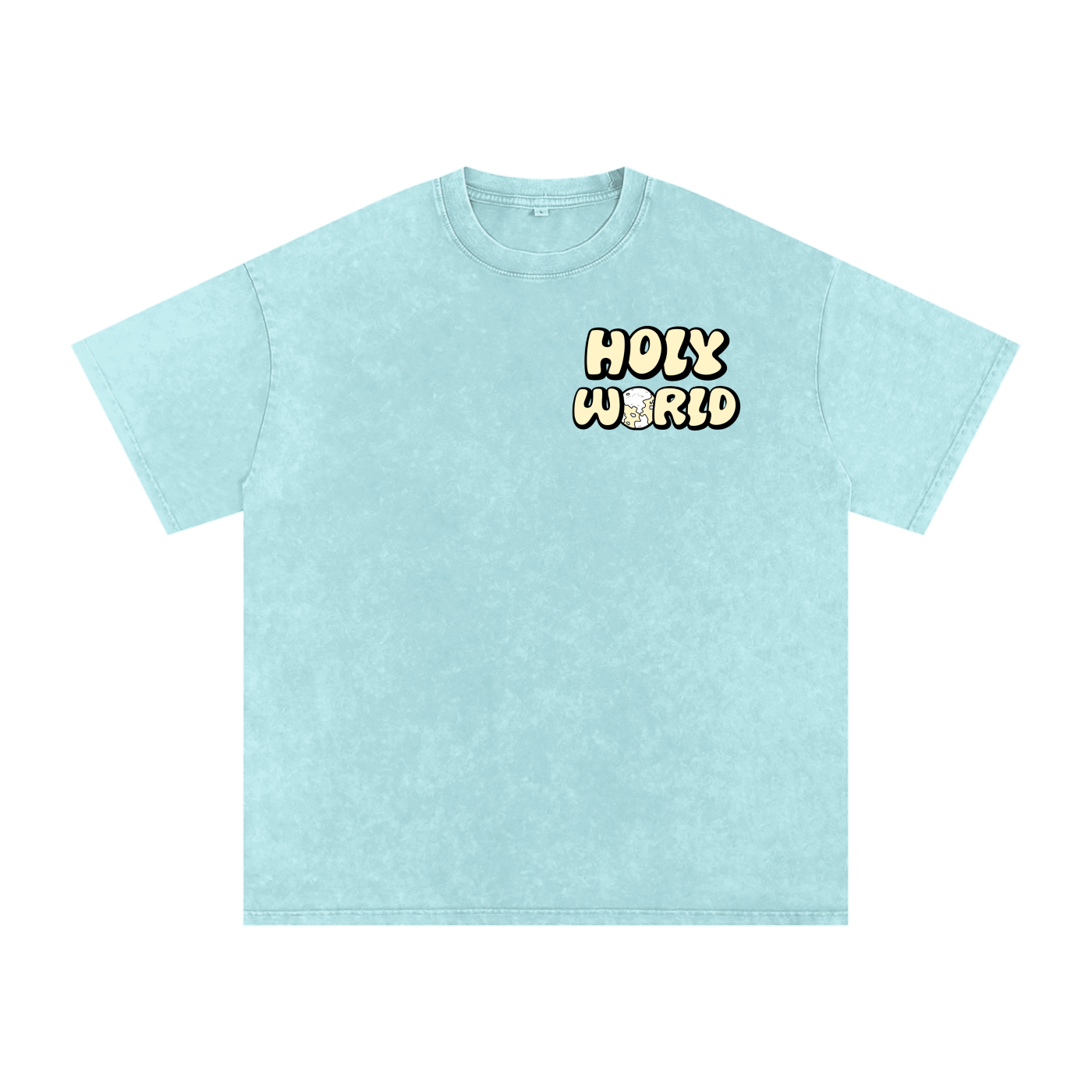 "Holy World" Oversized Shirt
