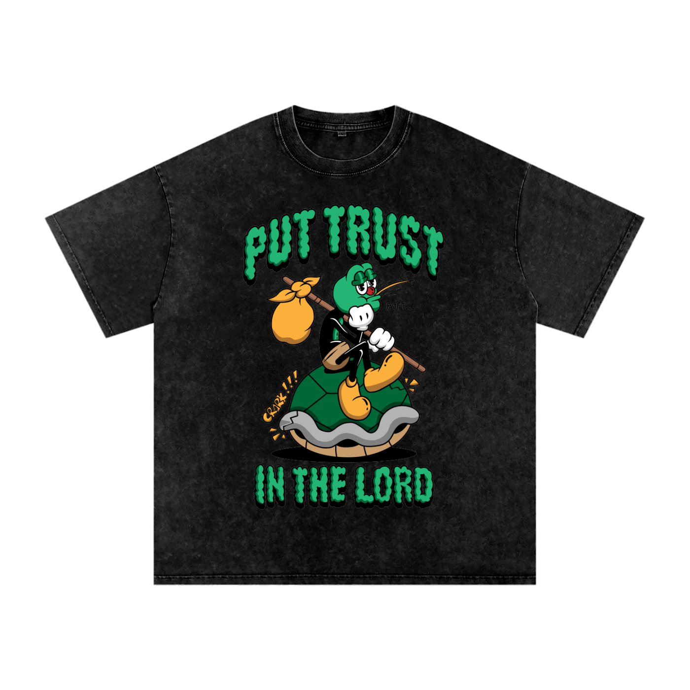 "Put Trust" Oversized Shirt