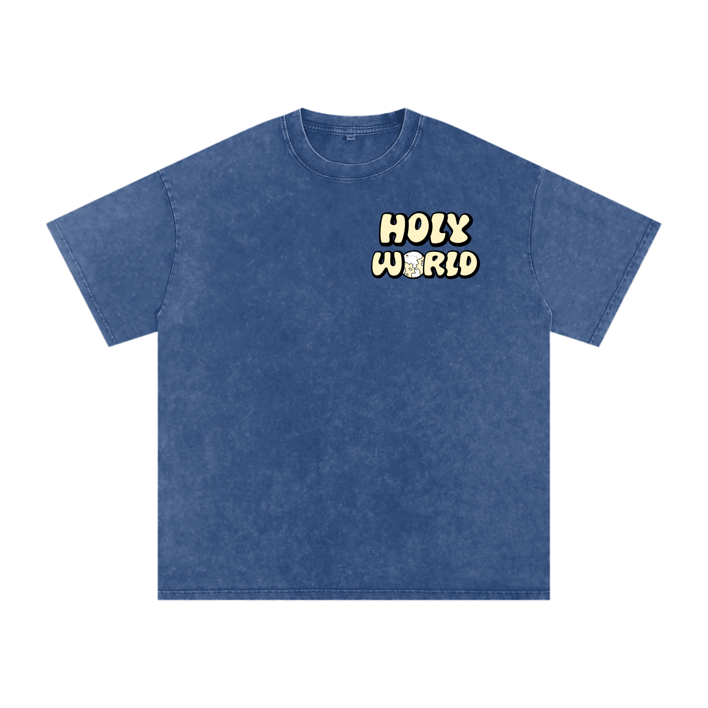 "Holy World" Oversized Shirt