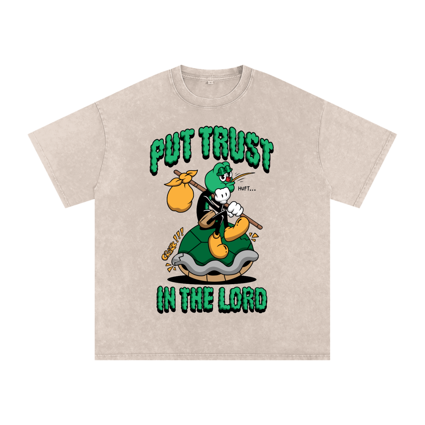 "Put Trust" Oversized Shirt