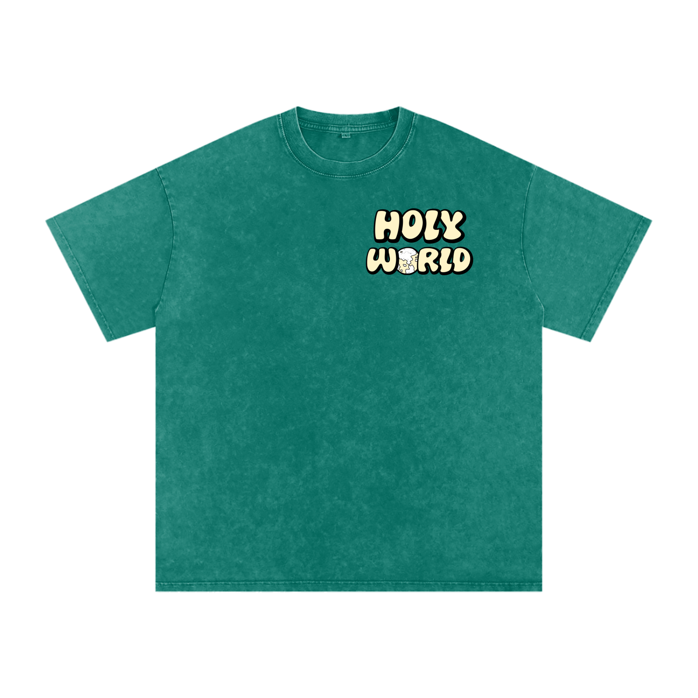 "Holy World" Oversized Shirt