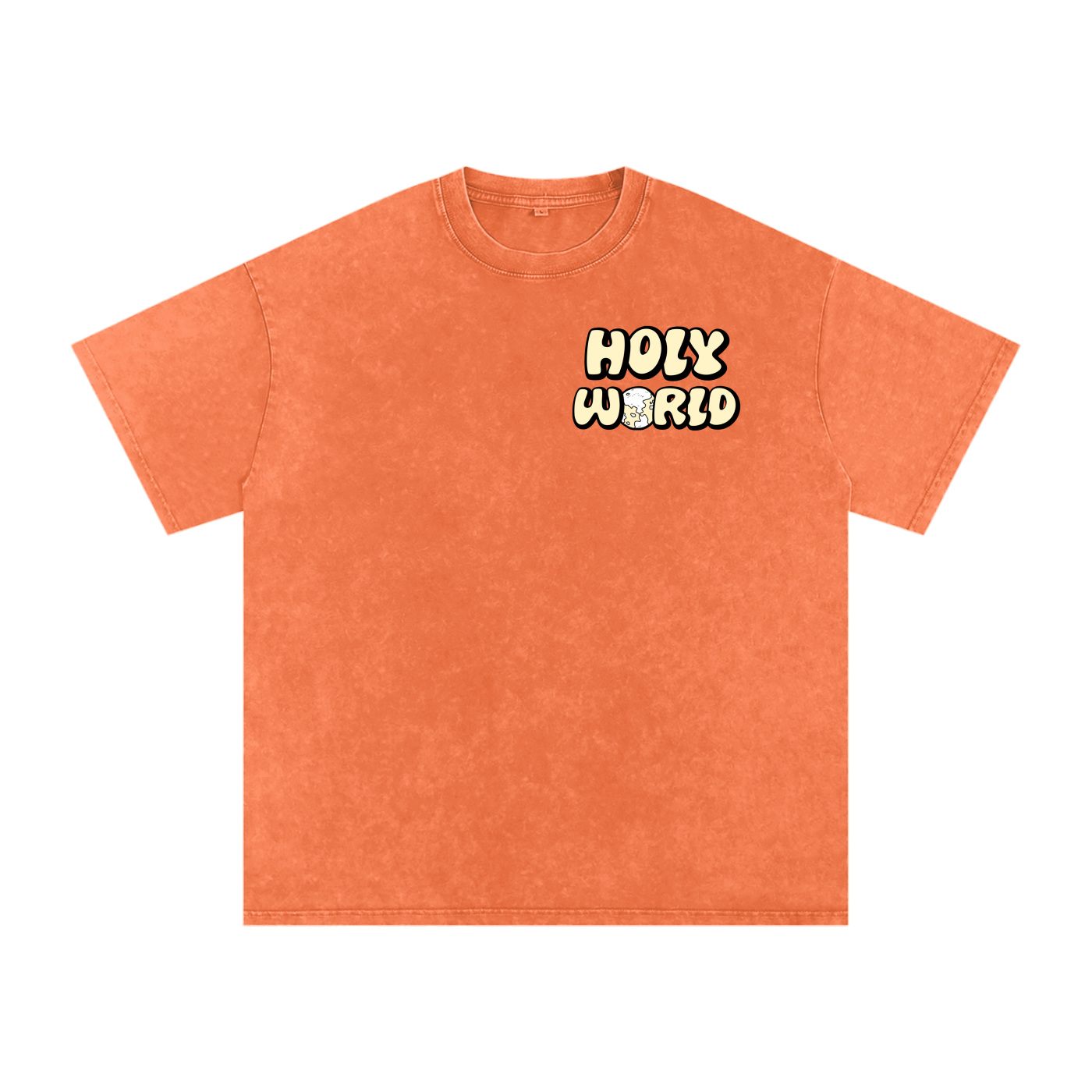 "Holy World" Oversized Shirt