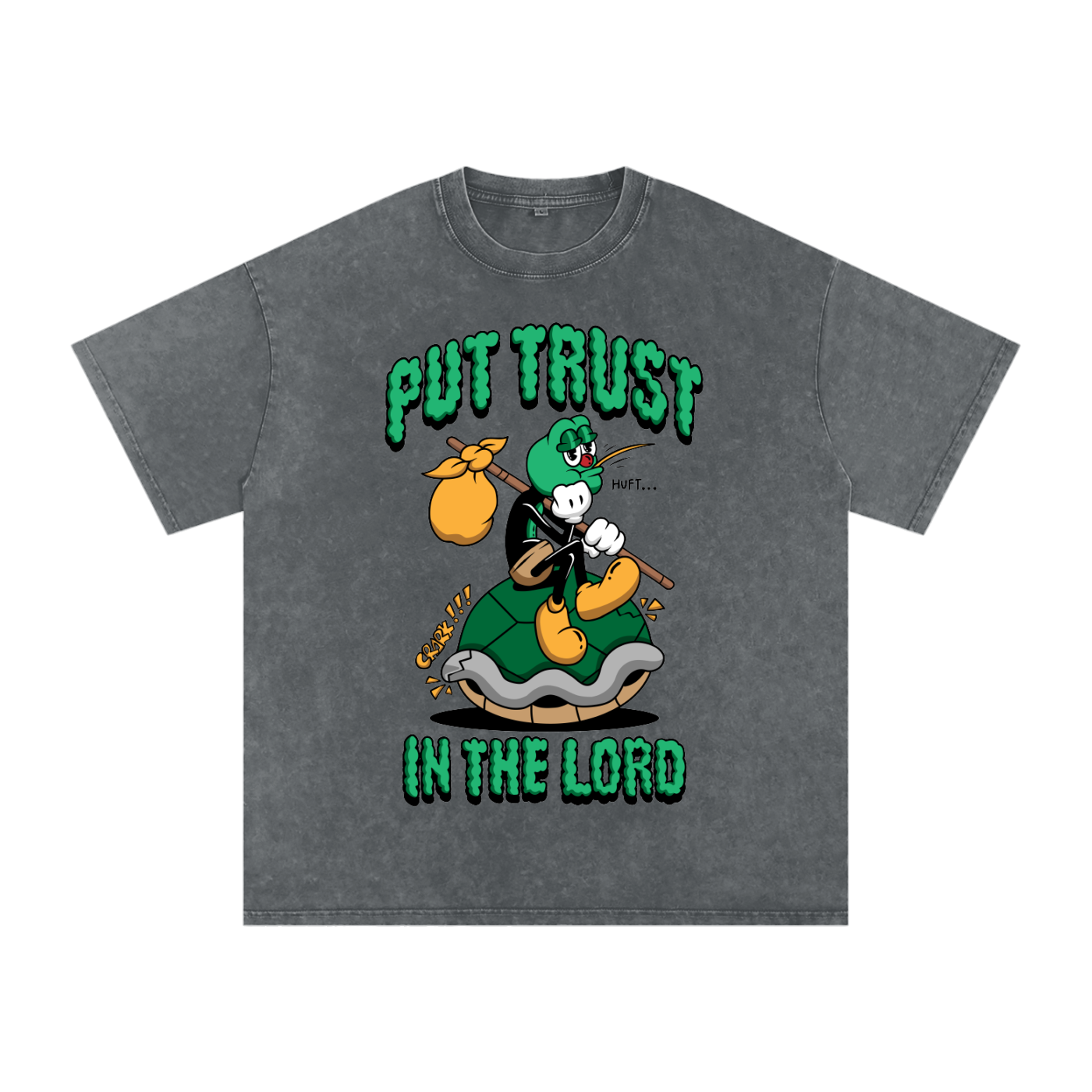 "Put Trust" Oversized Shirt
