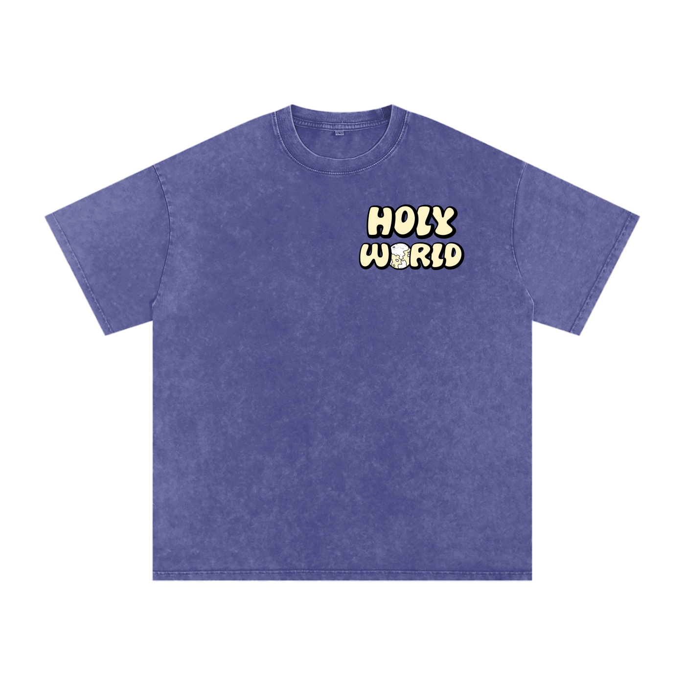 "Holy World" Oversized Shirt