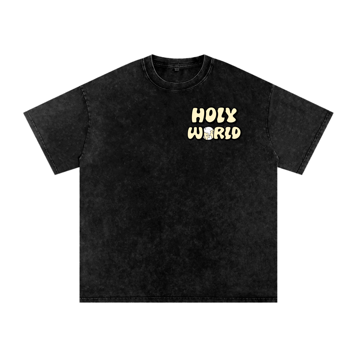 "Holy World" Oversized Shirt