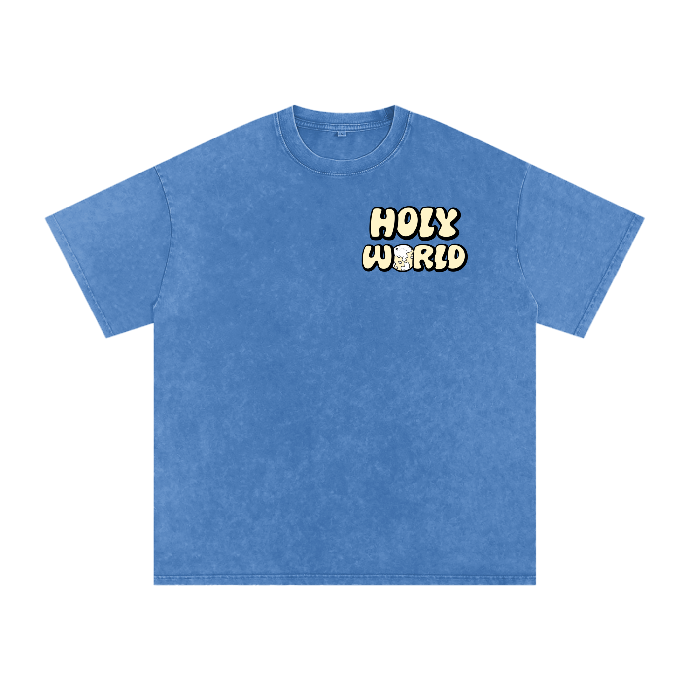 "Holy World" Oversized Shirt