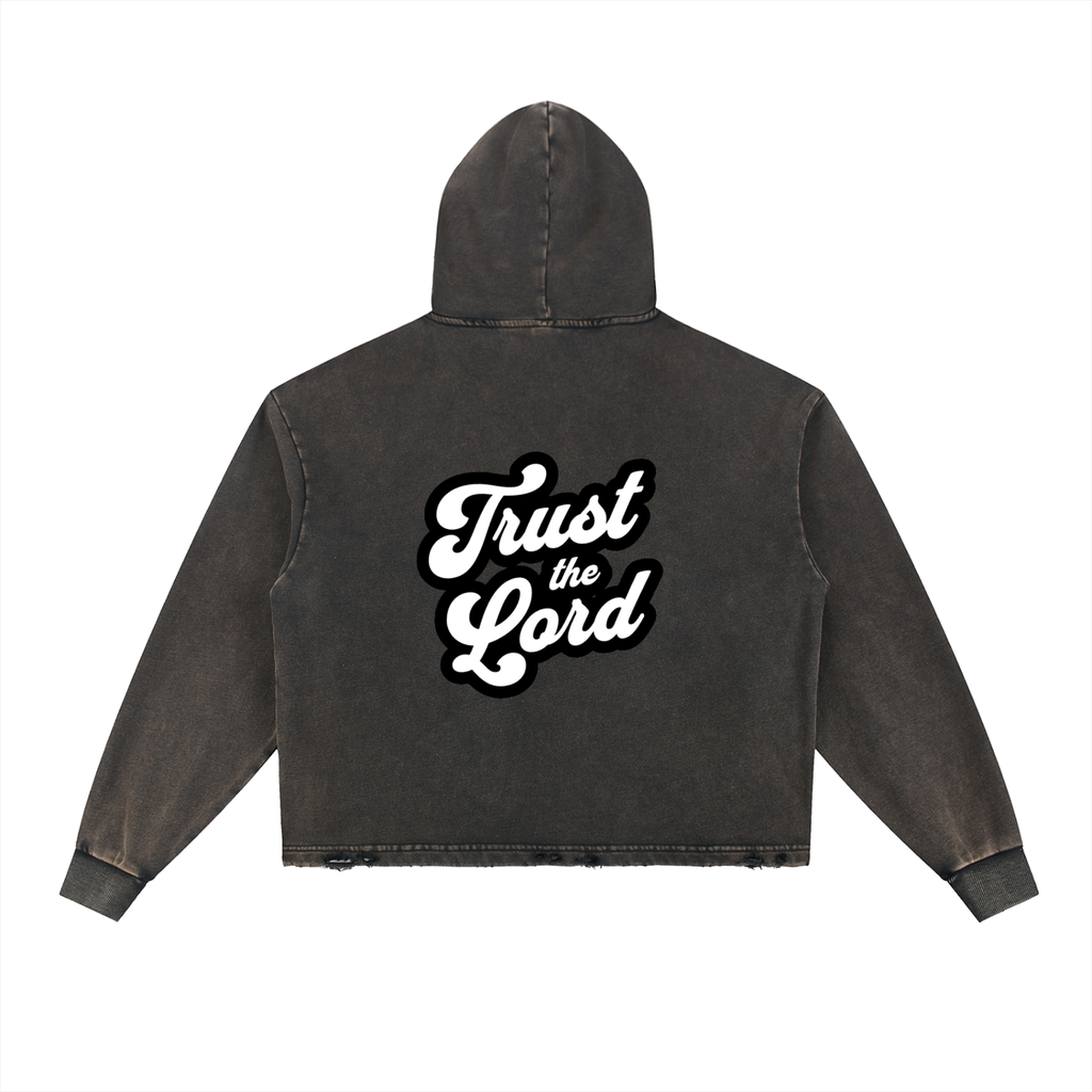 "Trust the Lord" Vintage Washed Hoodie