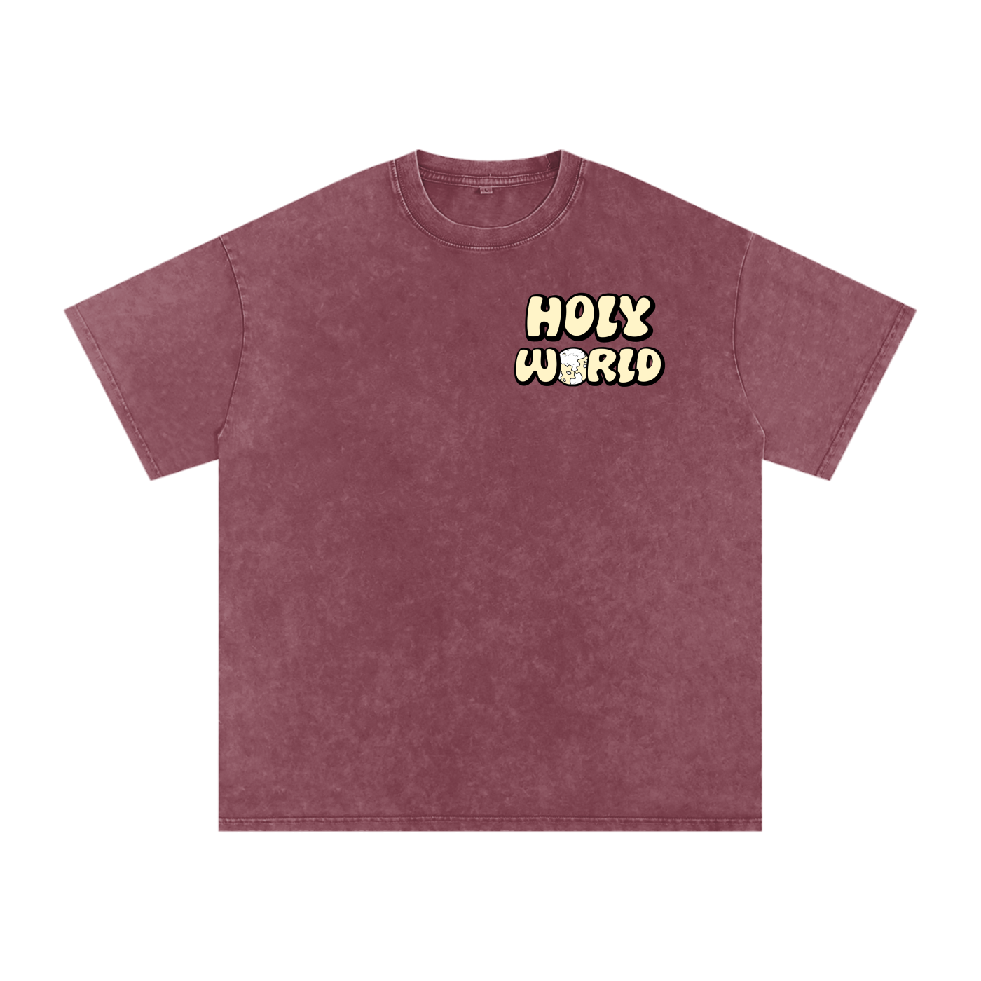 "Holy World" Oversized Shirt