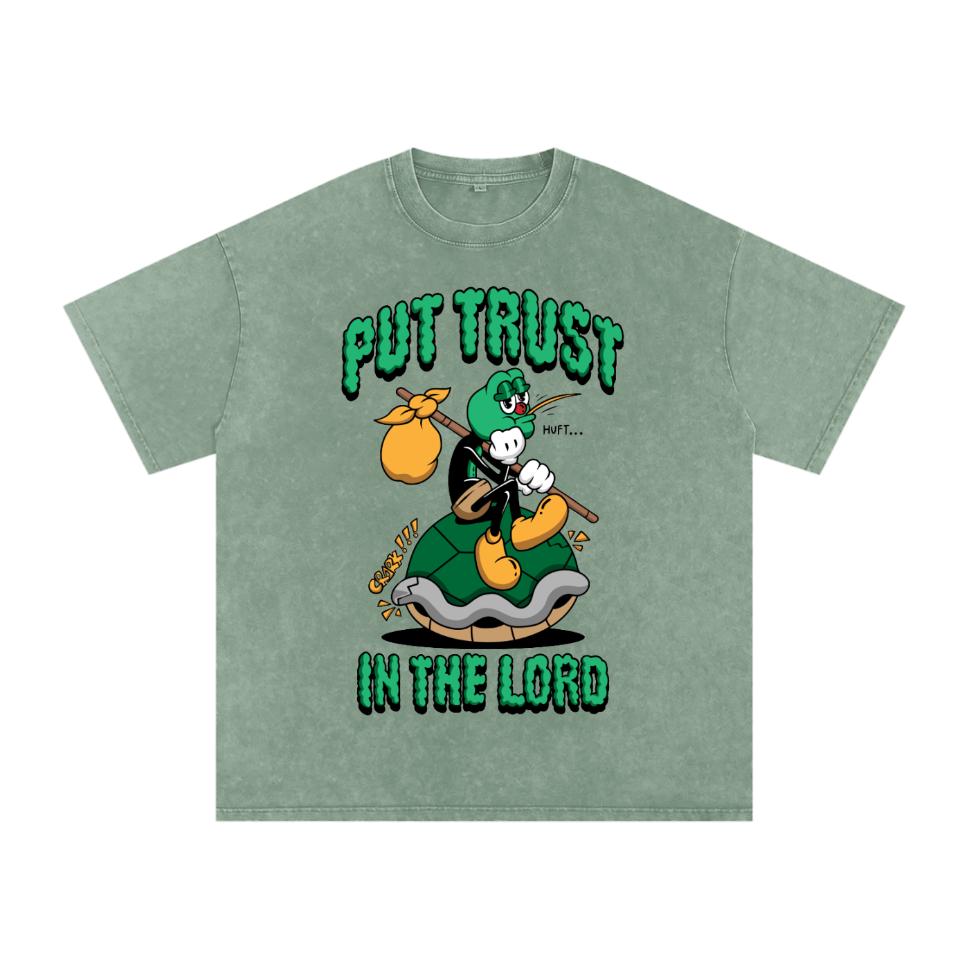 "Put Trust" Oversized Shirt