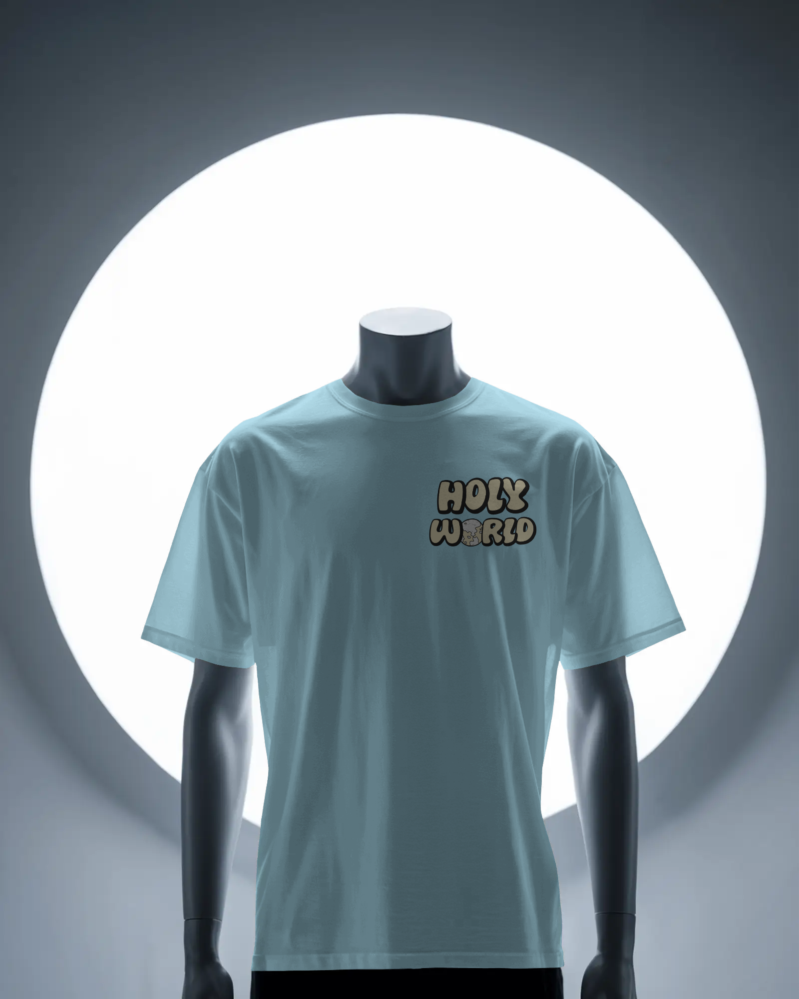 "Holy World" Oversized Shirt