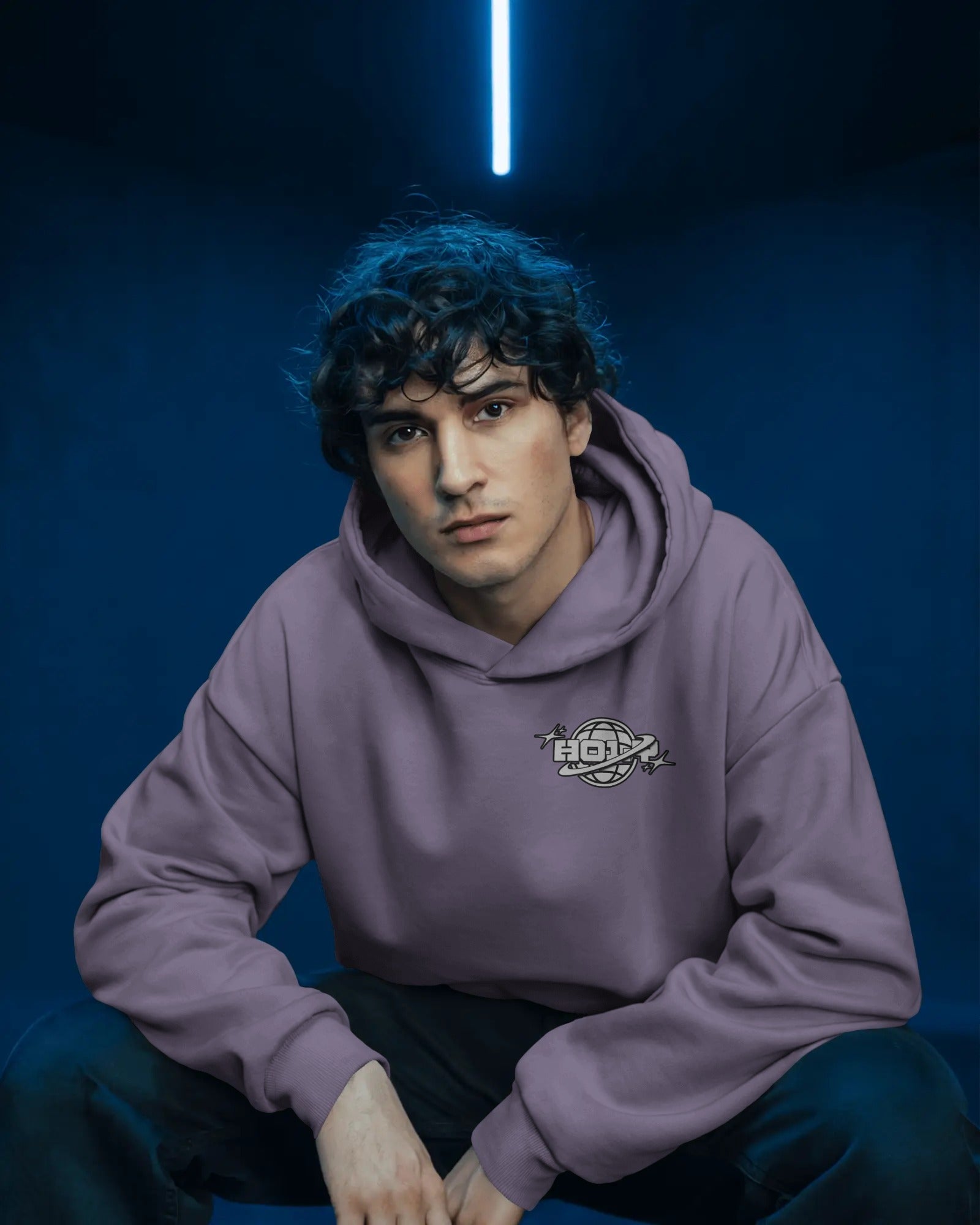 Holy World Emblem Oversized Hoodie